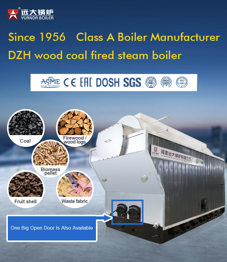 Bagasse Wood Solid Fuel Fired Steam Boiler